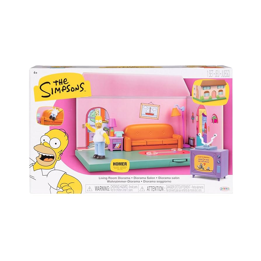 限定大セールザ・シンプソンズ　ハウス　プレイセット　ジオラマ　フィギュア　レア Amazon.co.jp: The Simpsons リビングルーム ジオラマハウス